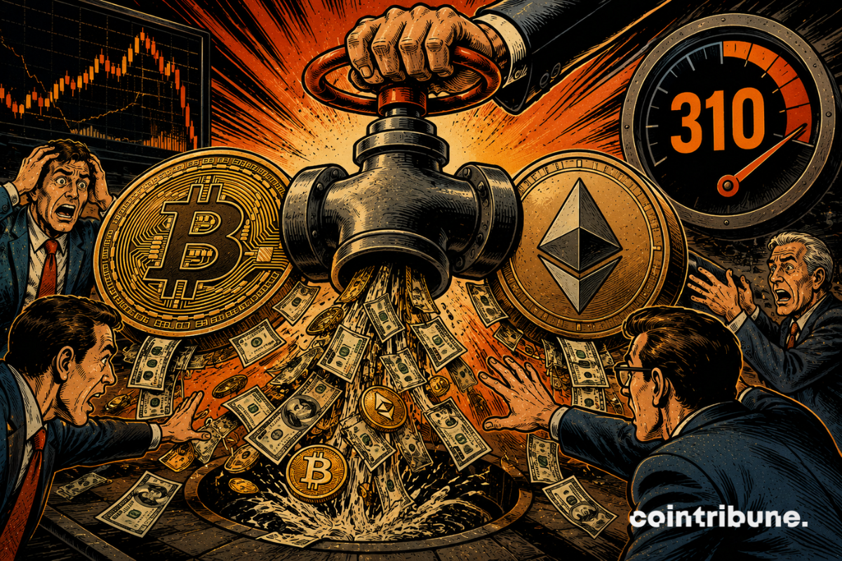 Les ETF Bitcoin et Ethereum spot subissent un net retrait après une période d’afflux